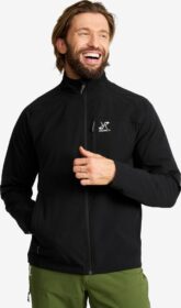 RevolutionRace > Softshell-takit – Musta – Venue Stretch Jacket Miehet Black, Koko:XS