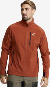 RevolutionRace > Softshell-takit – Oranssi – Exciter Stretch Jacket Miehet Rusty Orange, Koko:M