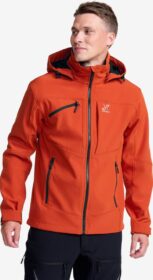 RevolutionRace > Softshell-takit – Oranssi – Hiball Softshell Jacket Miehet Rooibos Tea, Koko:M