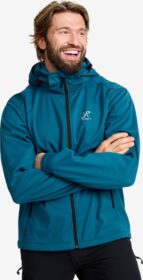 RevolutionRace > Softshell-takit – Sininen – Responder Softshell Jacket Miehet Moroccan Blue, Koko:M
