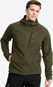 RevolutionRace Softshell-takit – Vihreä – Pure Softshell Jacket Miehet Forest Night, Koko:M
