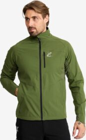 RevolutionRace > Softshell-takit – Vihreä – Venue Stretch Jacket Miehet Cypress, Koko:S