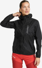 RevolutionRace > Takit > Tuulitakit – Musta – Speed Hooded Windbreaker Naiset Black, Koko:M