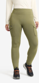 RevolutionRace Trikoot – Vihreä – Summit Pocket Tights Naiset Kalamata, Koko:2XL