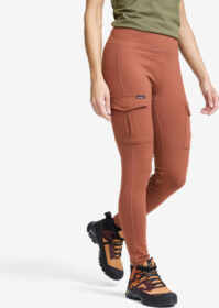 RevolutionRace Trikoot – Pinkki – Summit Pocket Tights Naiset Pink Mahogany, Koko:XL