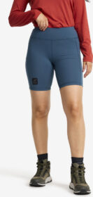 RevolutionRace > Housut > Shortsit – Sininen – Summit Short Tights Naiset Moonlit Ocean, Koko:S