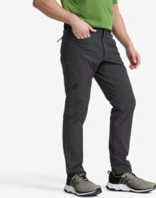 RevolutionRace Ulkoilufarkut – Harmaa – Surround Stretch Pants Miehet Anthracite, Koko:S