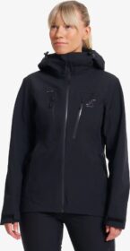 RevolutionRace Takit > Sade- Ja Kuoritakit – Musta – Silence Proshell 3L Jacket Naiset Black/Anthracite, Koko:XS