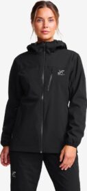 RevolutionRace > Takit > Sade- Ja Kuoritakit – Musta – Vector 2L Jacket Naiset Black, Koko:XL