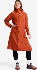 RevolutionRace > Takit > Sade- Ja Kuoritakit – Oranssi – Cloud 3L Long Shell Parka Naiset Rusty Orange, Koko:XS