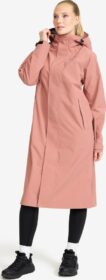 RevolutionRace > Takit > Sade- Ja Kuoritakit – Pinkki – Cloud 3L Long Shell Parka Naiset Pink Wood, Koko:S