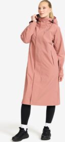 RevolutionRace > Takit > Sade- Ja Kuoritakit – Pinkki – Cloud 3L Long Shell Parka Naiset Pink Wood, Koko:XS