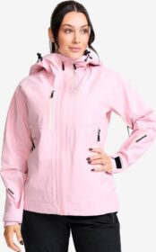 RevolutionRace > Takit > Sade- Ja Kuoritakit – Pinkki – Cyclone 3L Shell Jacket Naiset Pink Mist, Koko:M