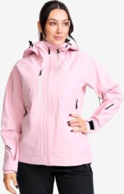 RevolutionRace Takit > Sade- Ja Kuoritakit – Pinkki – Cyclone 3L Shell Jacket Naiset Pink Mist, Koko:L