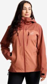RevolutionRace > Takit > Sade- Ja Kuoritakit – Pinkki – Silence Proshell 3L Jacket Naiset Cedar Wood/Pink Mahogany, Koko:4XL