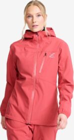 RevolutionRace > Takit > Sade- Ja Kuoritakit – Pinkki – Vector 2L Jacket Naiset Holly Berry, Koko:M