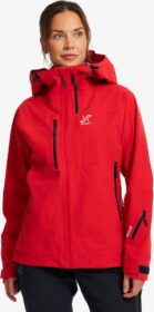RevolutionRace Takit > Sade- Ja Kuoritakit – Punainen – Cyclone 3L Shell Jacket Naiset Aura Red, Koko:3XL