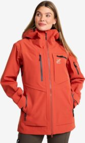 RevolutionRace > Takit > Sade- Ja Kuoritakit – Punainen – Cyclone Long 3L Jacket Naiset Bossa Nova, Koko:S