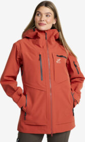 RevolutionRace > Takit > Sade- Ja Kuoritakit – Punainen – Cyclone Long 3L Jacket Naiset Bossa Nova, Koko:S
