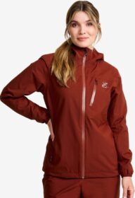 RevolutionRace Takit > Sade- Ja Kuoritakit – Punainen – Vector 2L Jacket Naiset Fired Brick, Koko:S