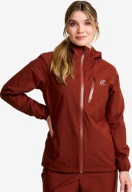 RevolutionRace > Takit > Sade- Ja Kuoritakit – Punainen – Vector 2L Jacket Naiset Fired Brick, Koko:XS