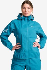 RevolutionRace > Takit > Sade- Ja Kuoritakit – Sininen – Arcade 3L Lightweight Jacket Naiset Saxony Blue, Koko:XS