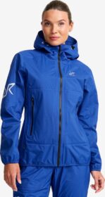 RevolutionRace > Takit > Sade- Ja Kuoritakit – Sininen – Arcade 3L Lightweight Jacket Naiset Surf the Web, Koko:S