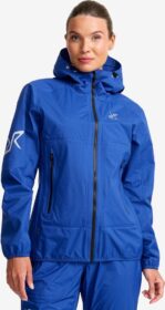RevolutionRace Takit > Sade- Ja Kuoritakit – Sininen – Arcade 3L Lightweight Jacket Naiset Surf the Web, Koko:XS