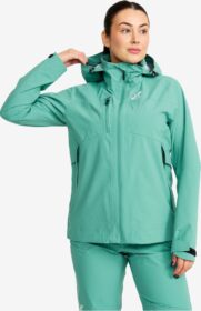 RevolutionRace > Takit > Sade- Ja Kuoritakit – Turkoosi – Cloud 3L Shell Jacket Naiset Bristol Blue, Koko:S