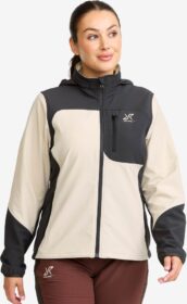 RevolutionRace Takit > Softshell-takit – Harmaa – Ridge Trek Stretch Jacket Naiset Anthracite/Peyote, Koko:2XL