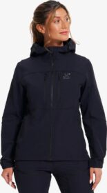 RevolutionRace Takit > Softshell-takit – Musta – Edge Stretch Jacket Naiset Black, Koko:3XL