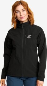 RevolutionRace Takit > Softshell-takit – Musta – Venue Stretch Jacket Naiset Black, Koko:L