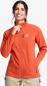 RevolutionRace Takit > Softshell-takit – Oranssi – Exciter Stretch Jacket Naiset Mecca Orange, Koko:M