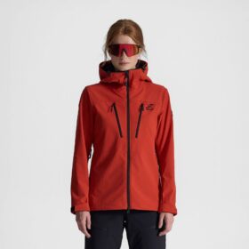 RevolutionRace Takit > Softshell-takit – Punainen – Ultra Trekk-touring Jacket Naiset Aura Red, Koko:2XL