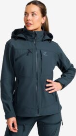 RevolutionRace Takit > Softshell-takit – Sininen – Hiball Softshell Jacket Naiset Blueberry, Koko:4XL