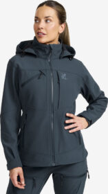 RevolutionRace > Takit > Softshell-takit – Sininen – Hiball Softshell Jacket Naiset Blueberry, Koko:4XL