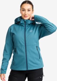 RevolutionRace > Takit > Softshell-takit – Sininen – Responder Softshell Jacket Naiset Blue Ashes, Koko:S