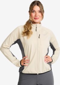 RevolutionRace > Takit > Tuulitakit – Harmaa – Pace Wind Jacket Naiset Peyote/Magnet, Koko:XL