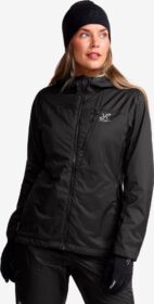 RevolutionRace > Takit > Tuulitakit – Musta – Brisk Tech Fleece-lined Jacket Naiset Black, Koko:L