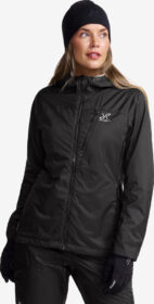 RevolutionRace > Takit > Tuulitakit – Musta – Brisk Tech Fleece-lined Jacket Naiset Black, Koko:2XL