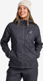 RevolutionRace > Takit > Tuulitakit – Sininen – Brisk Tech Fleece-lined Jacket Naiset India Ink, Koko:XL