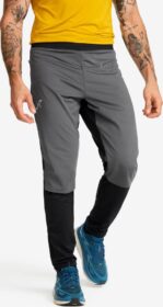 RevolutionRace Trikoot – Harmaa – Pace Wind Tights Miehet Magnet, Koko:L