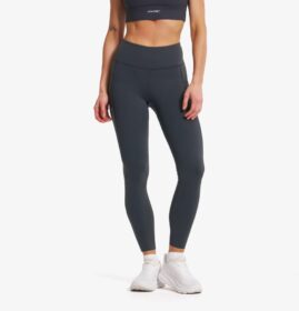RevolutionRace Trikoot – Harmaa – Rapid Pocket Leggings Naiset Anthracite, Koko:XS