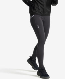 RevolutionRace Trikoot – Harmaa – Sprint Winter Leggings Naiset Anthracite, Koko:L