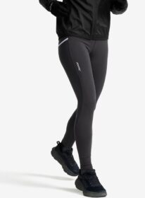RevolutionRace Trikoot – Harmaa – Sprint Winter Leggings Naiset Anthracite, Koko:XL