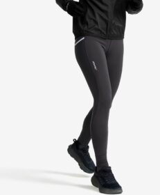 RevolutionRace Trikoot – Harmaa – Sprint Winter Leggings Naiset Anthracite, Koko:XL