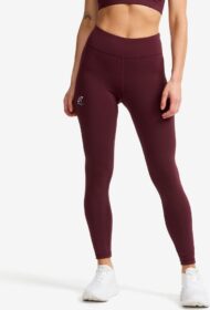 RevolutionRace Trikoot – Liila – Flow High-waisted Leggings Naiset Winetasting, Koko:4XL