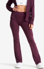 RevolutionRace Trikoot – Liila – Paragon Soft Flare Leggings Naiset Winetasting, Koko:S