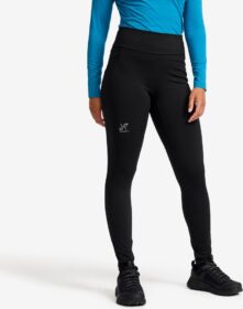 RevolutionRace Trikoot – Musta – Cliff Pocket Leggings Naiset Black, Koko:XS