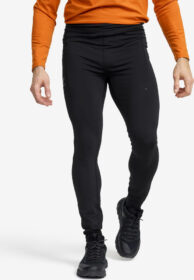 RevolutionRace > Trikoot – Musta – Motion Tights Miehet Black, Koko:XL